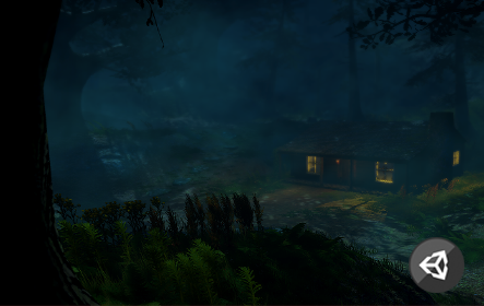 the forest cabin